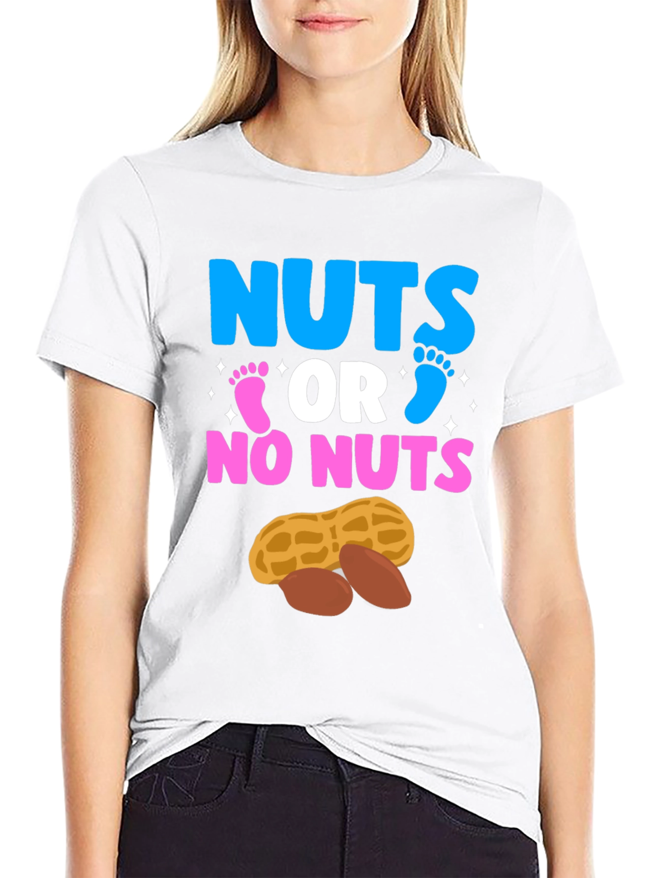Nuts or No Nuts Gender Reveal T-Shirt