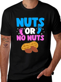 Nuts or No Nuts Gender Reveal T-Shirt