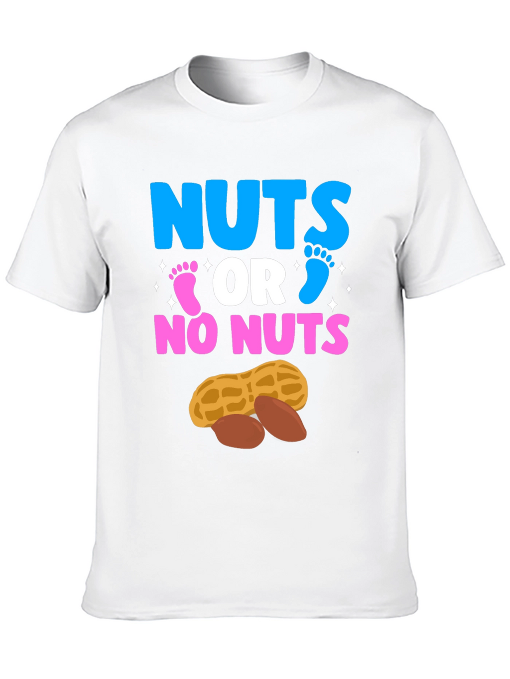 Nuts or No Nuts Gender Reveal T-Shirt