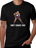 Cant Check This Hockey Graphic T-Shirt