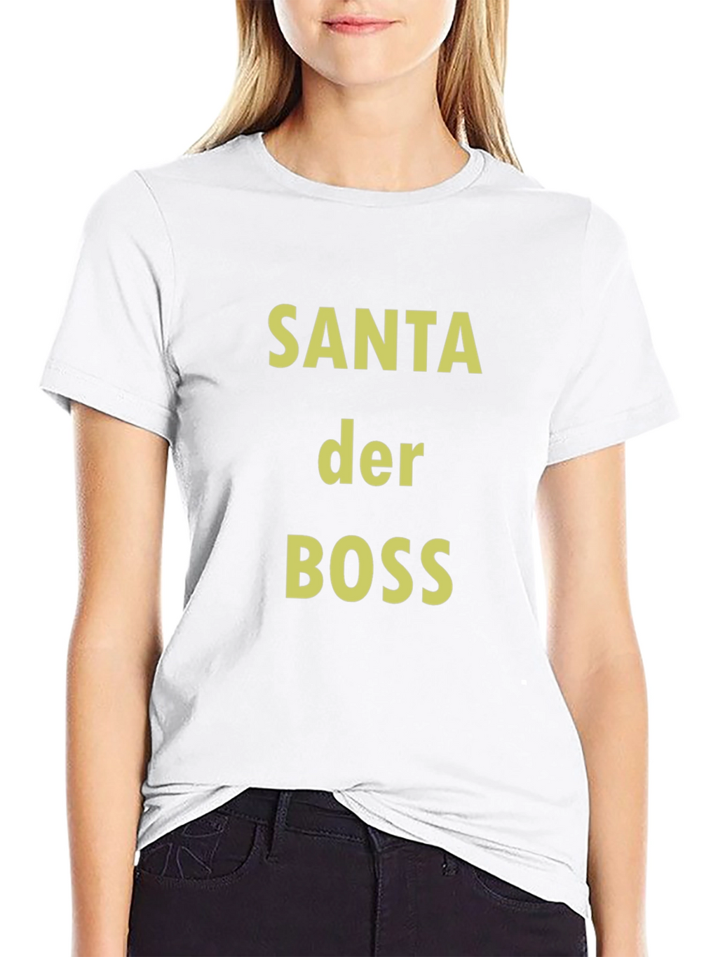 Santa Der Boss T-Shirt - Festive Holiday Apparel