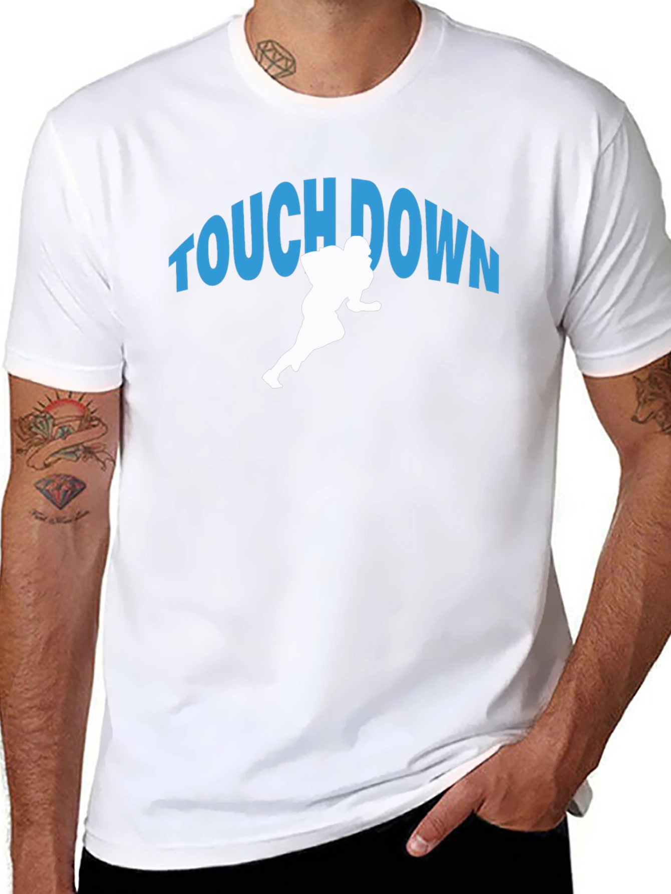 Touchdown Graphic Tee - Football Fan T-Shirt