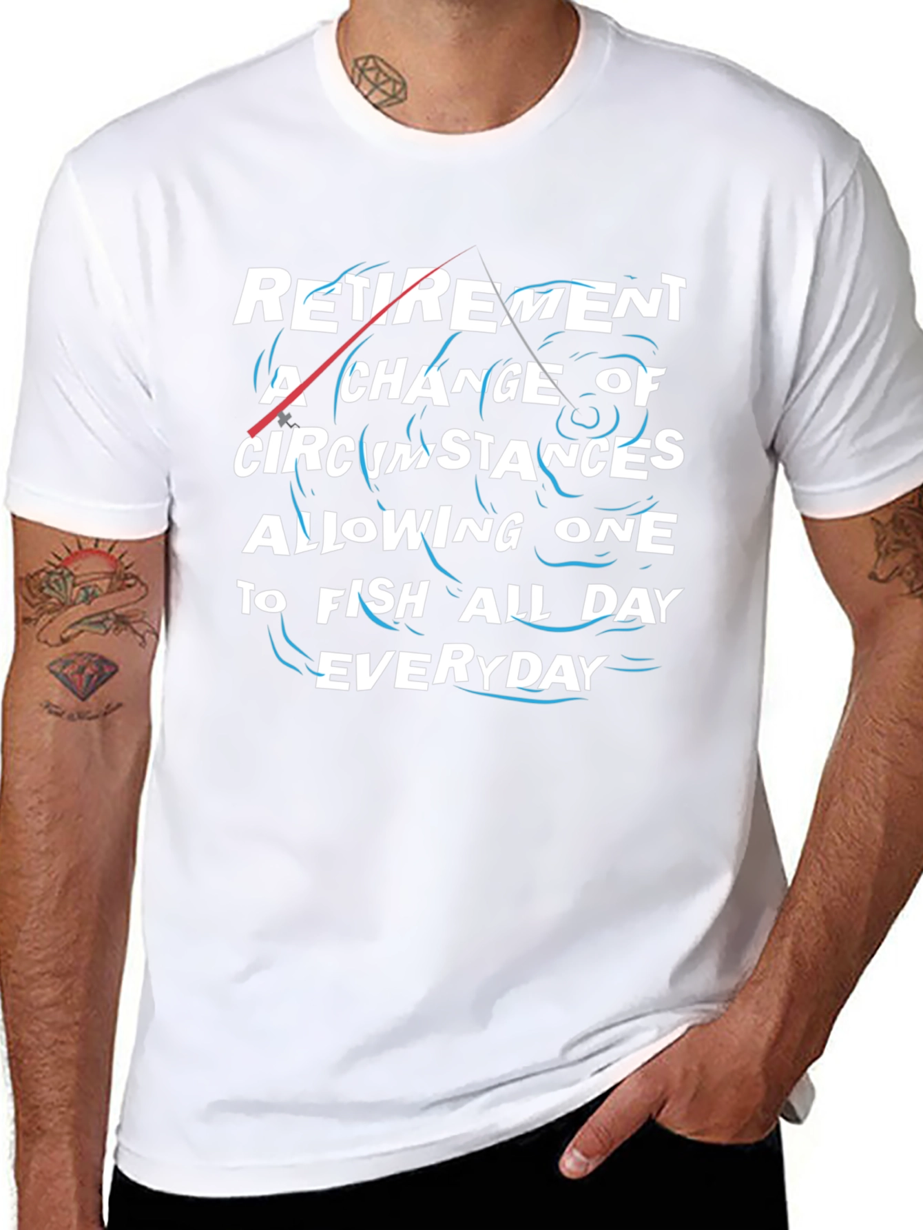 Retirement Fishing T-Shirt Funny Gift