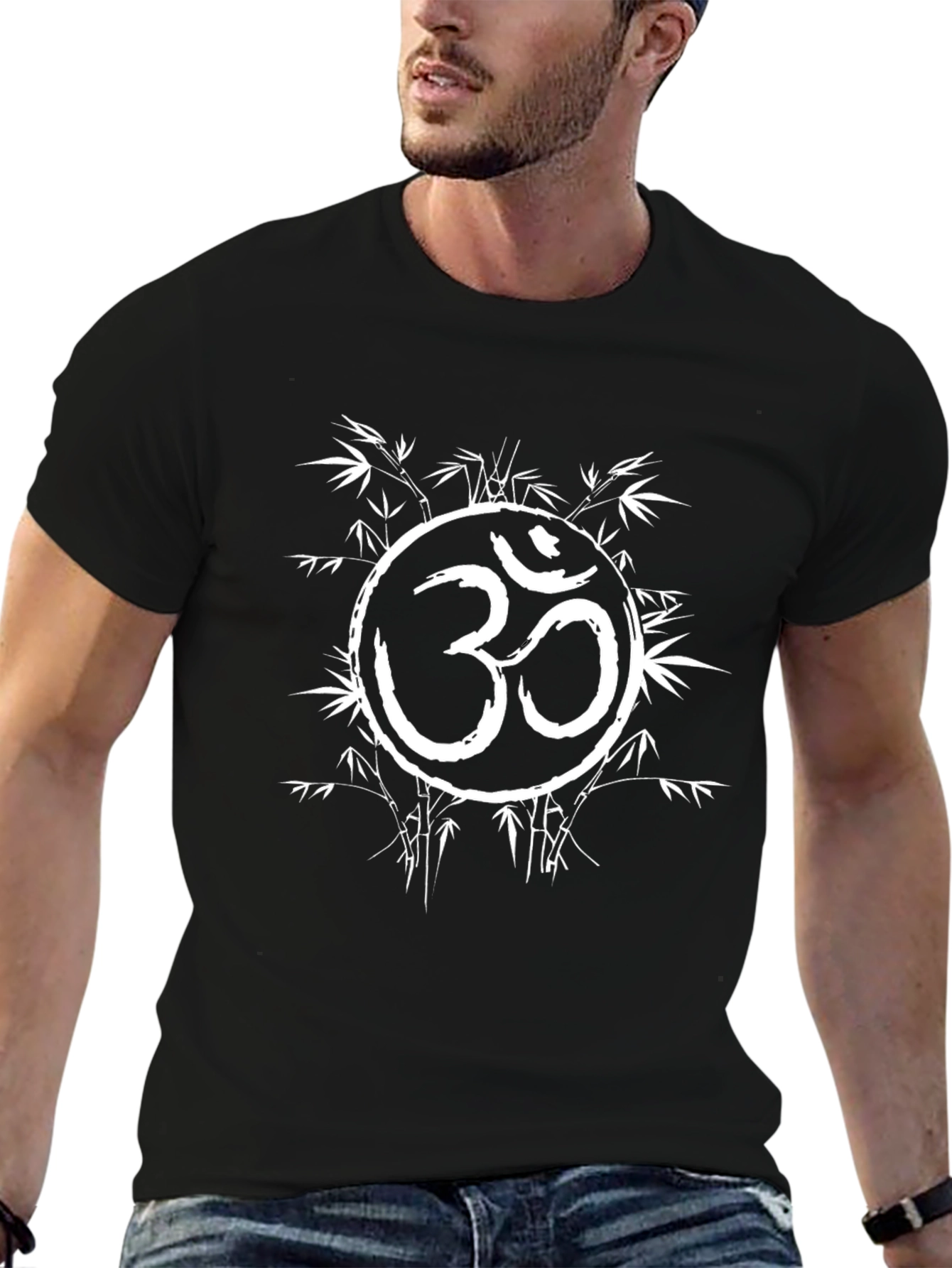 Om Symbol Bamboo T-Shirt - Spiritual Graphic Tee