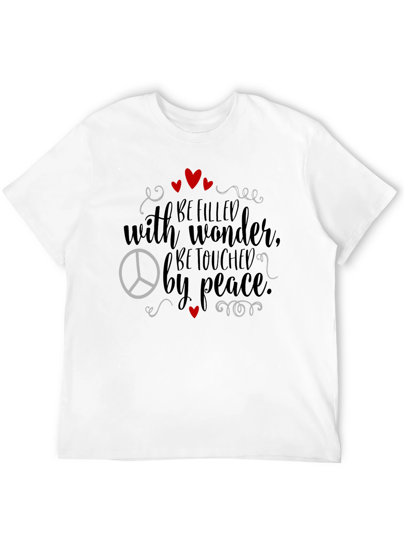 Wonder & Peace Graphic T-Shirt - Black