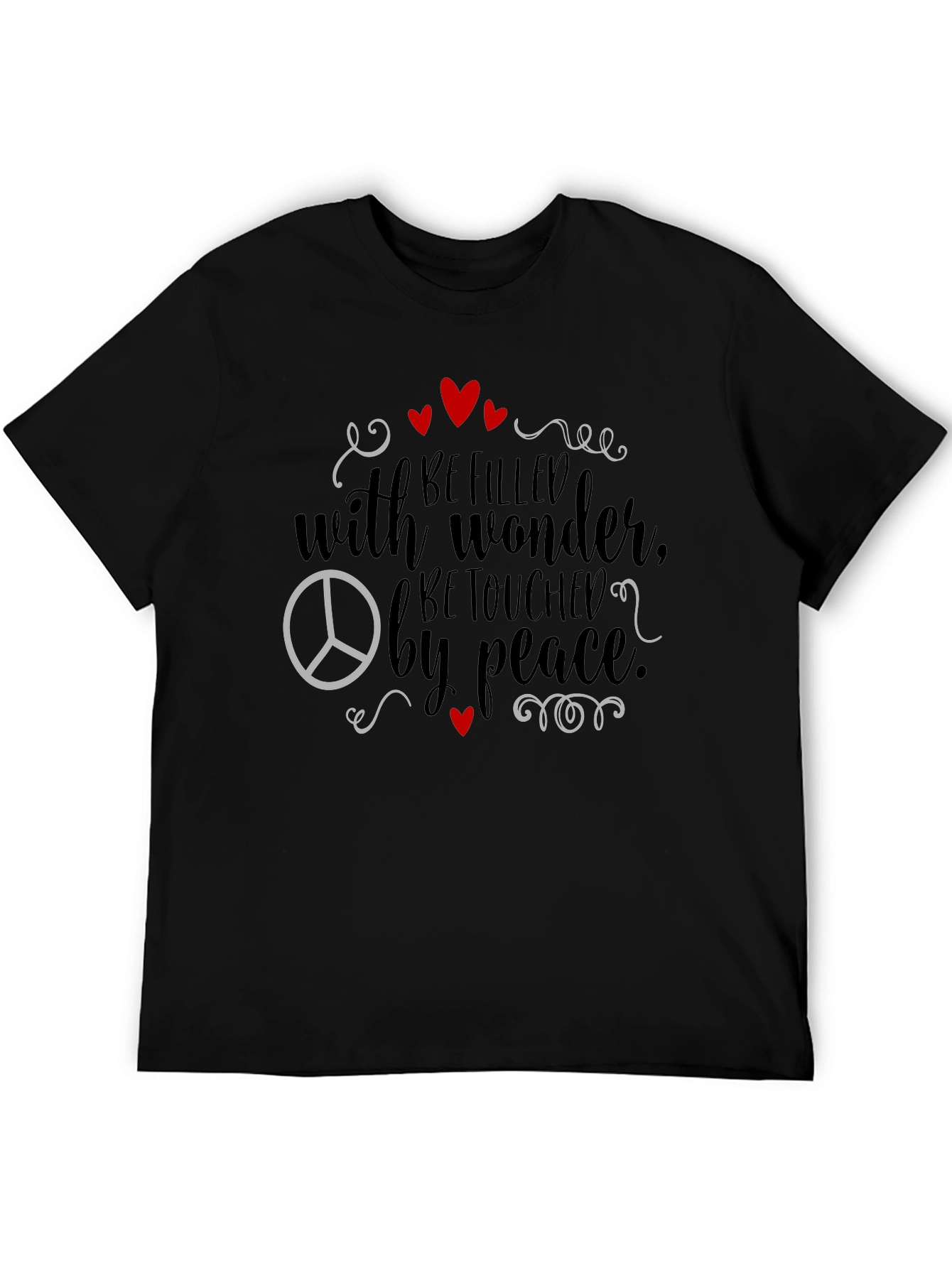 Wonder & Peace Graphic T-Shirt - Black