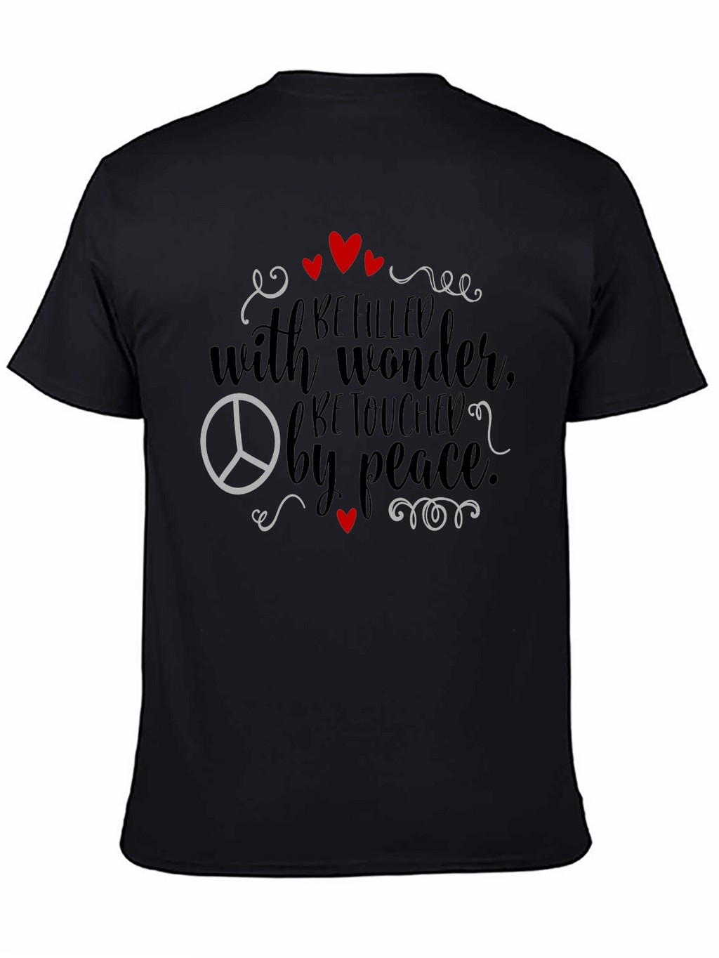 Wonder & Peace Graphic T-Shirt - Black