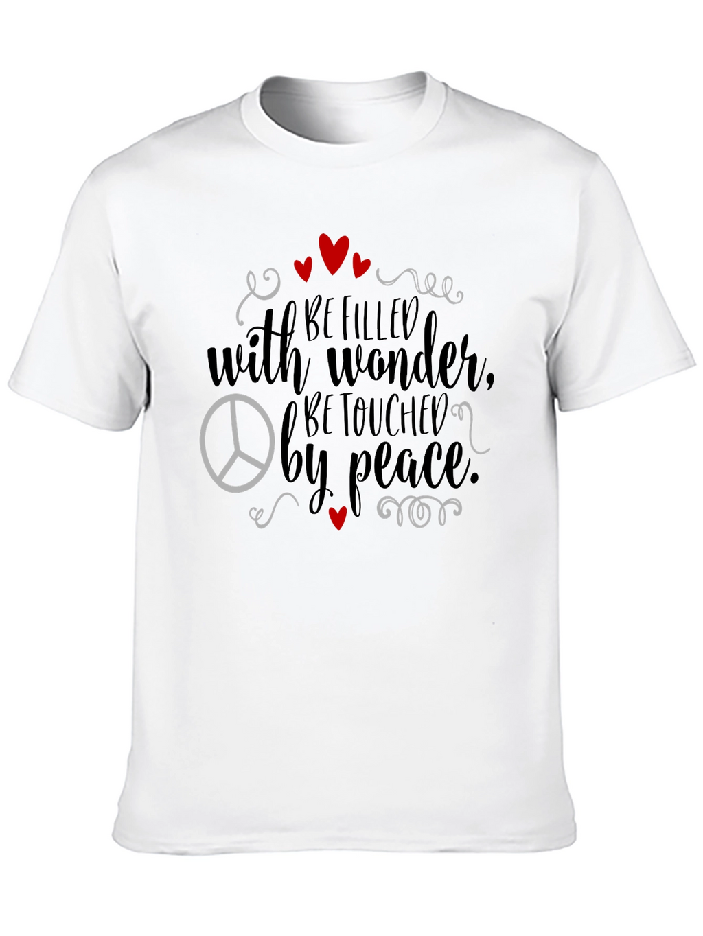 Wonder & Peace Graphic T-Shirt - Black