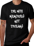 Die With Memories Black Graphic T-Shirt