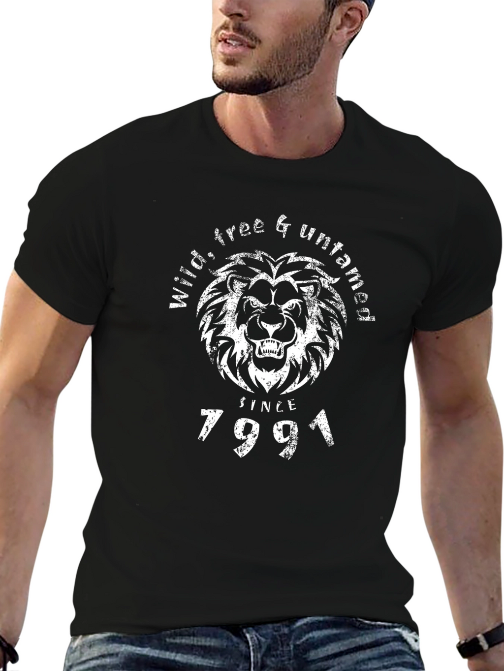 Wild & Untamed Lion Graphic Tee - Since 1991