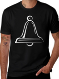 Classic Bell Graphic Black T-Shirt