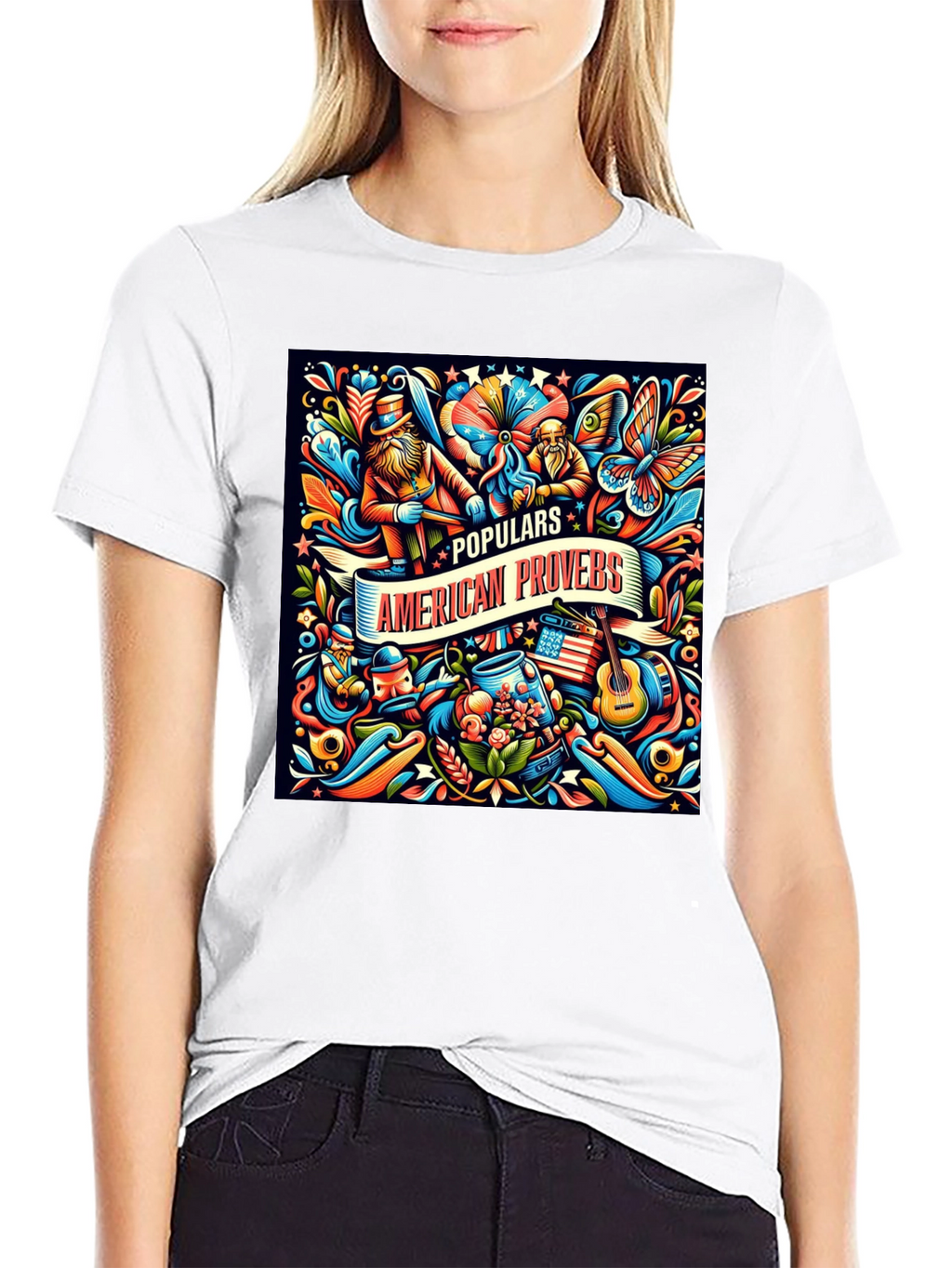 American Proverbs Graphic T-Shirt