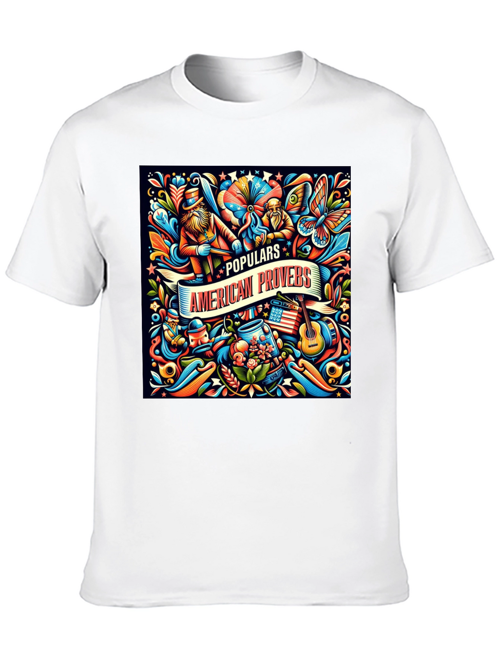 American Proverbs Graphic T-Shirt