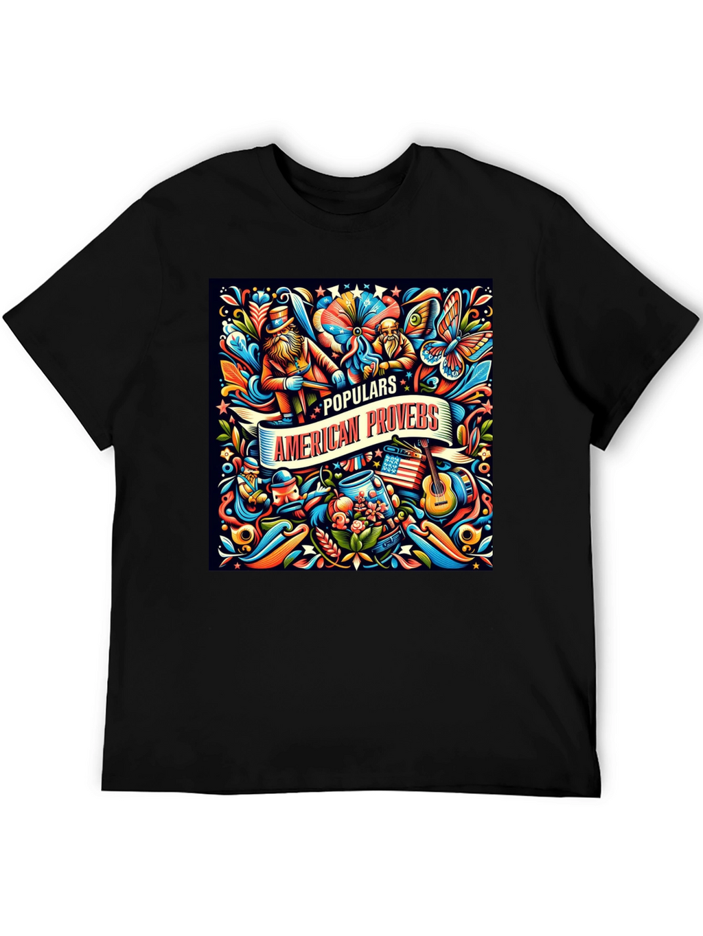 American Proverbs Graphic T-Shirt