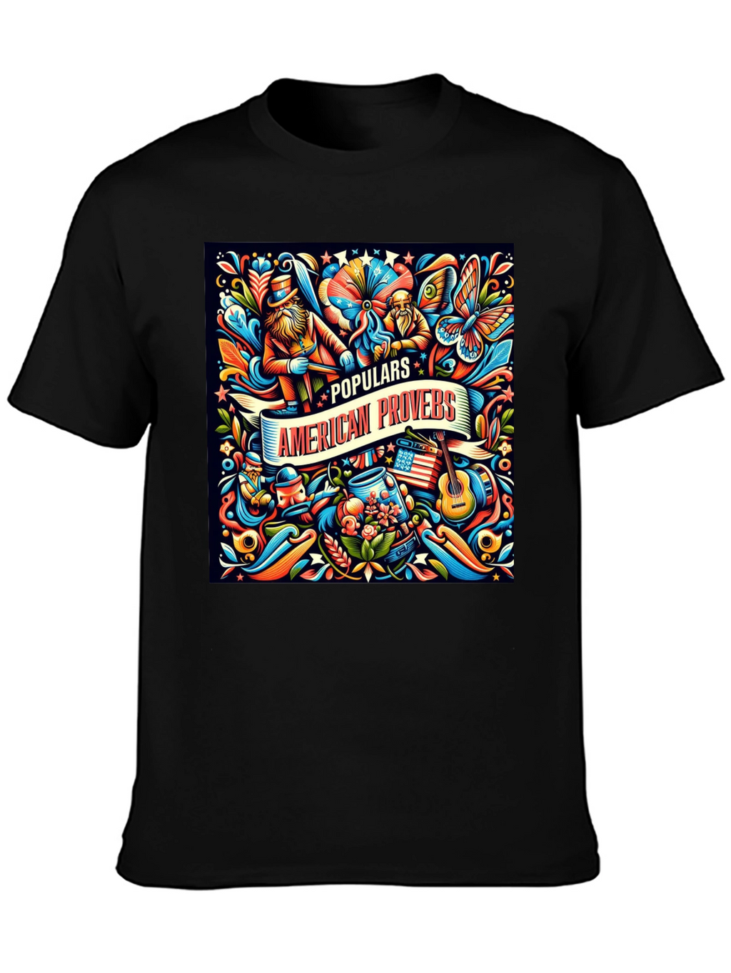 American Proverbs Graphic T-Shirt