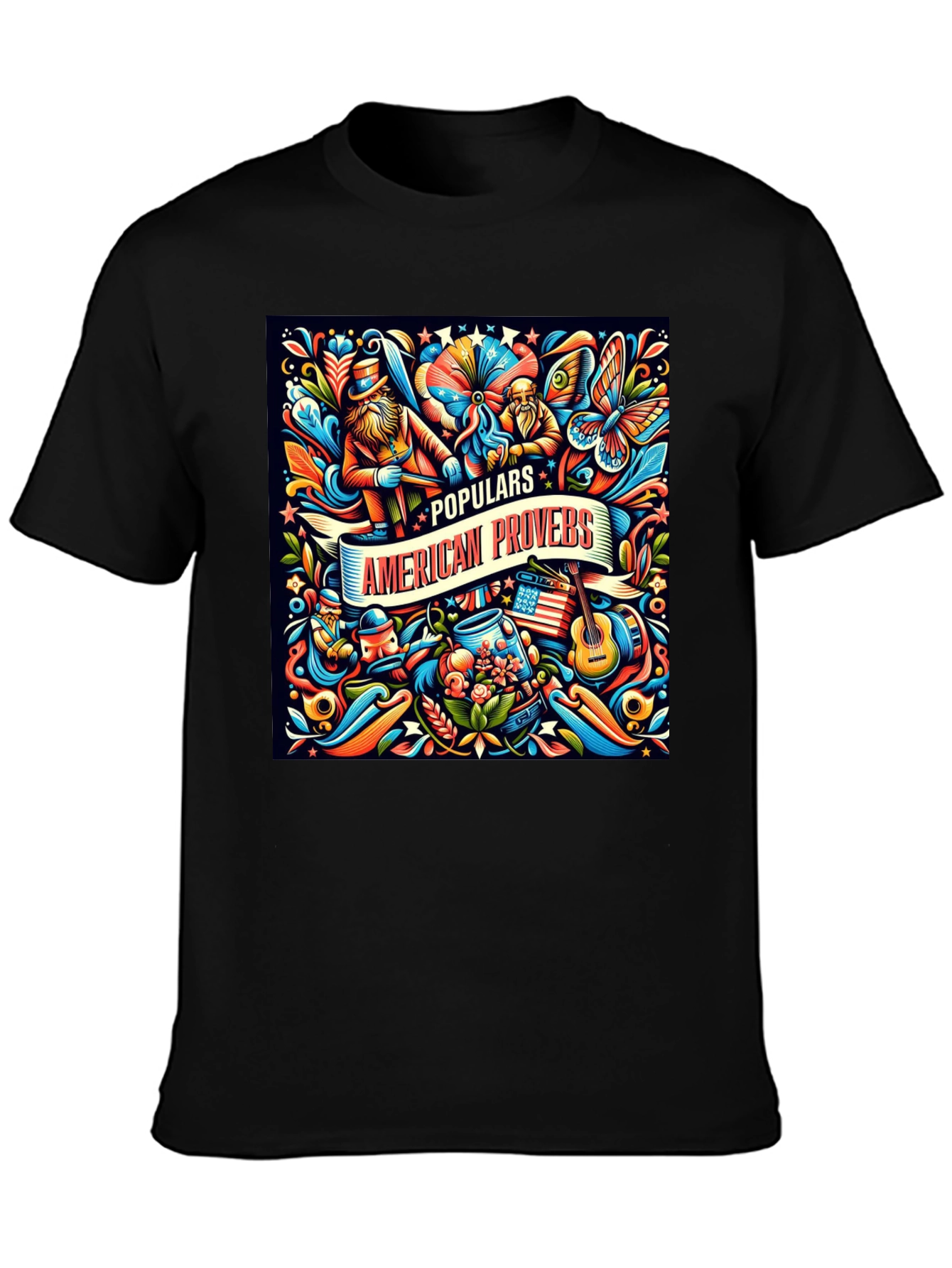 American Proverbs Graphic T-Shirt