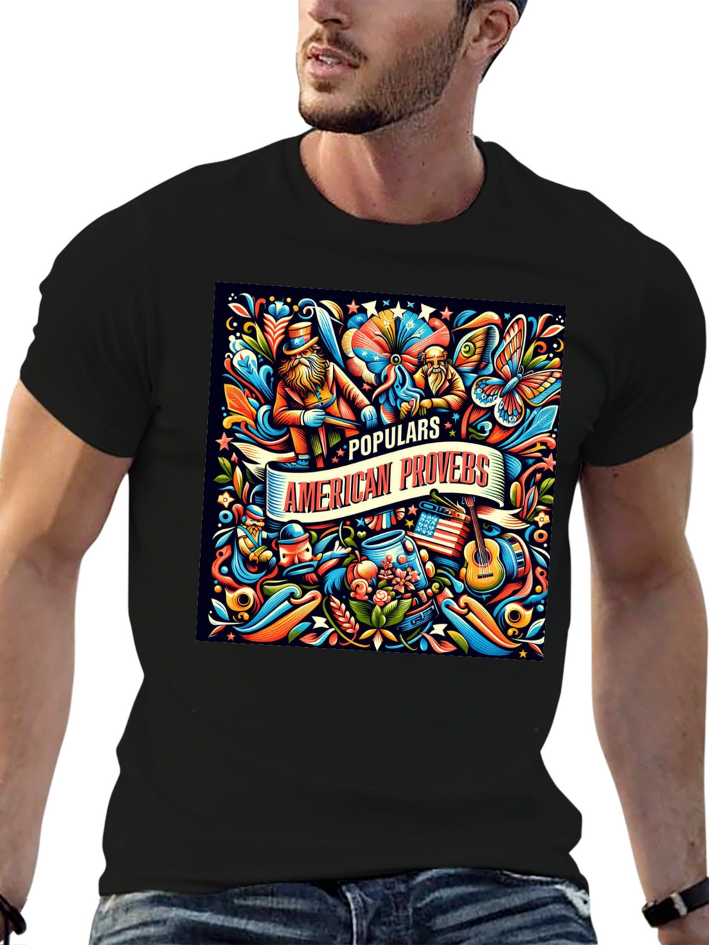 American Proverbs Graphic T-Shirt