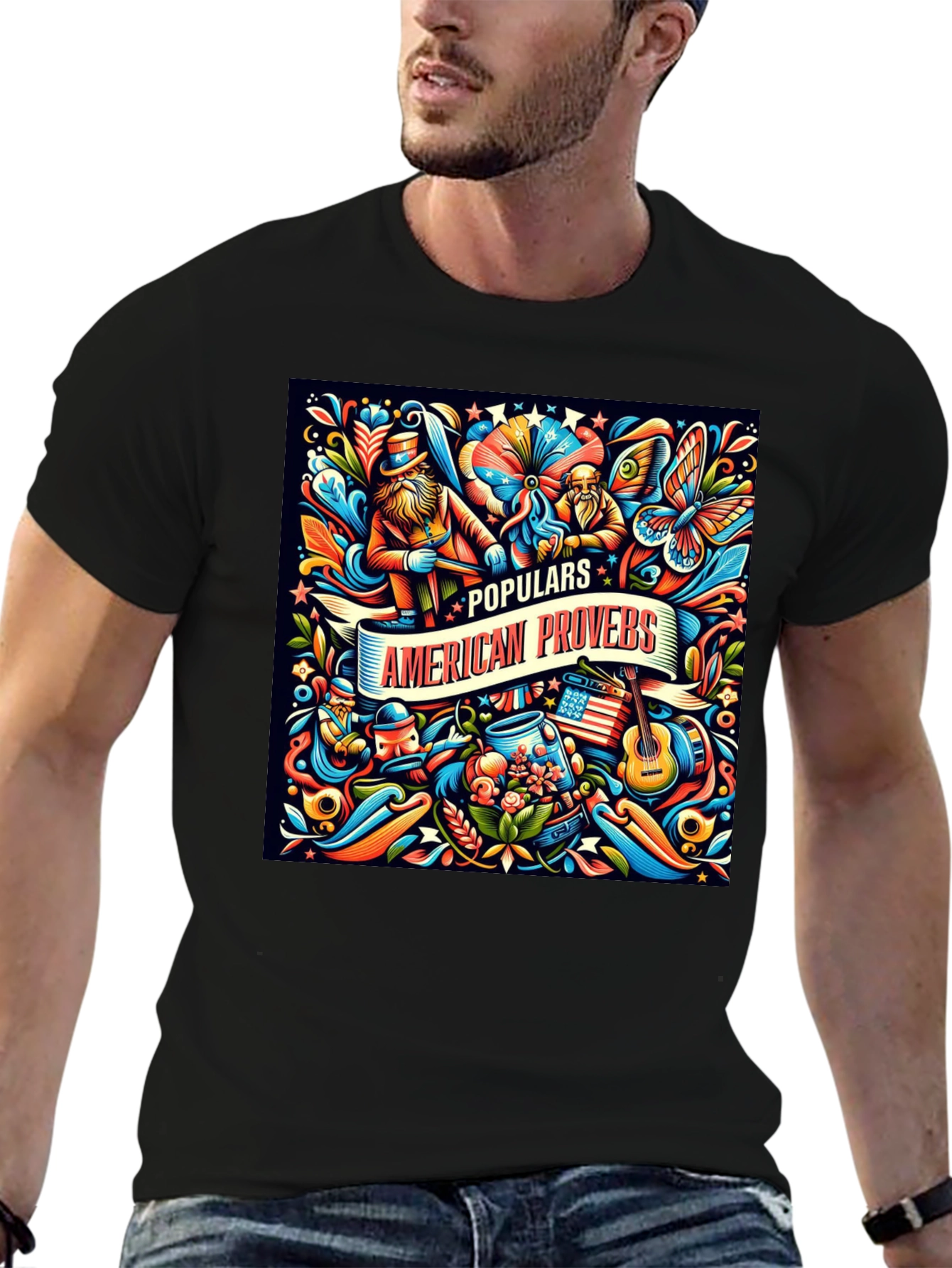 American Proverbs Graphic T-Shirt
