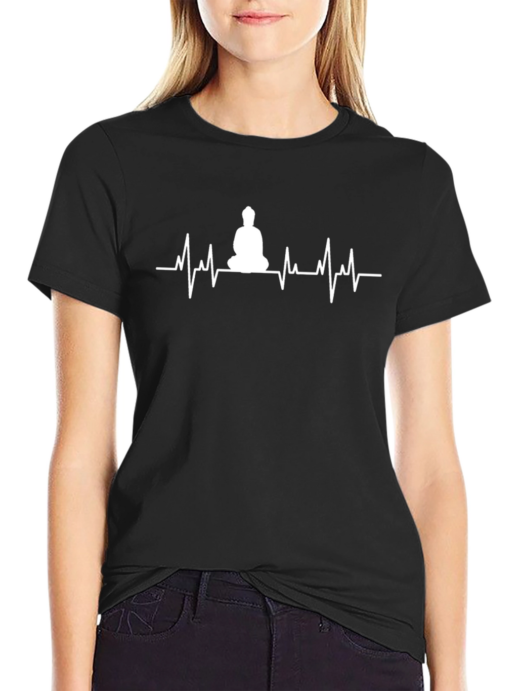 Buddha Heartbeat T-Shirt - Spiritual Vibe