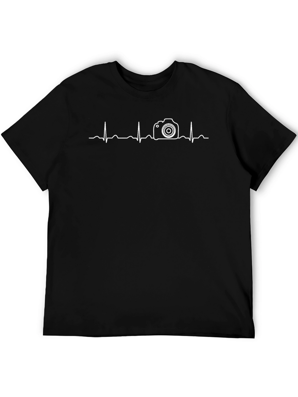 Camera Heartbeat Graphic Tee - Photographer Shirt