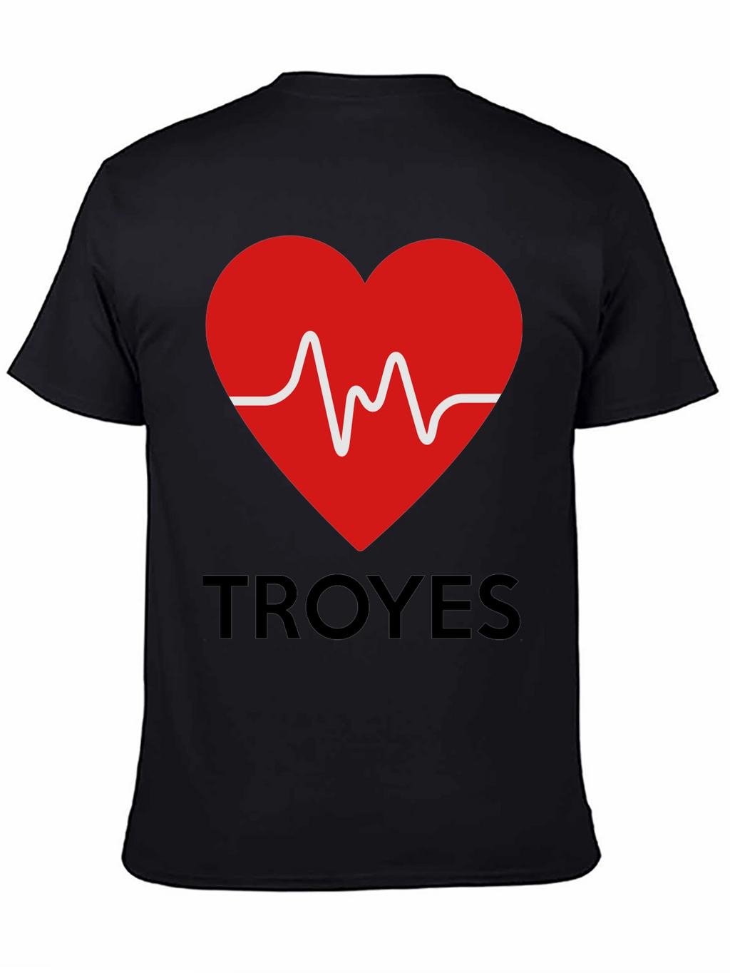 Heartbeat Troyes Graphic Tee - Trendy Cotton T-Shirt