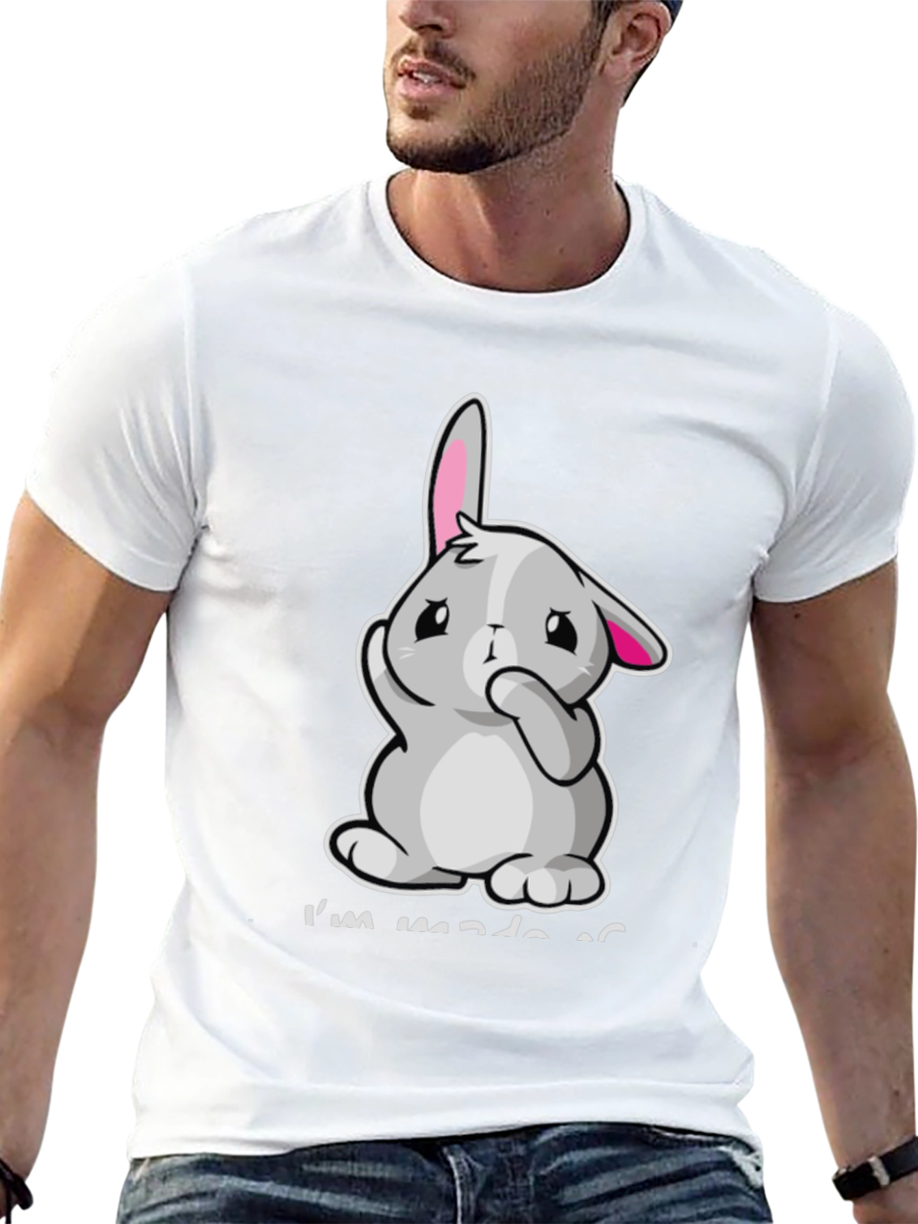 Cute Bunny T-Shirt - Made Of Awesome