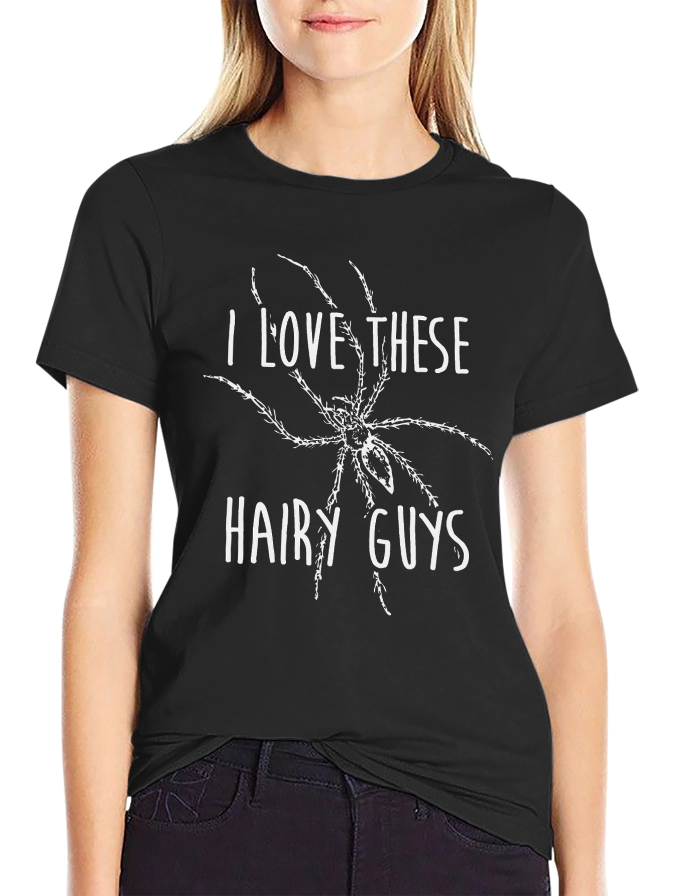 I Love These Hairy Guys Spider Graphic T-Shirt