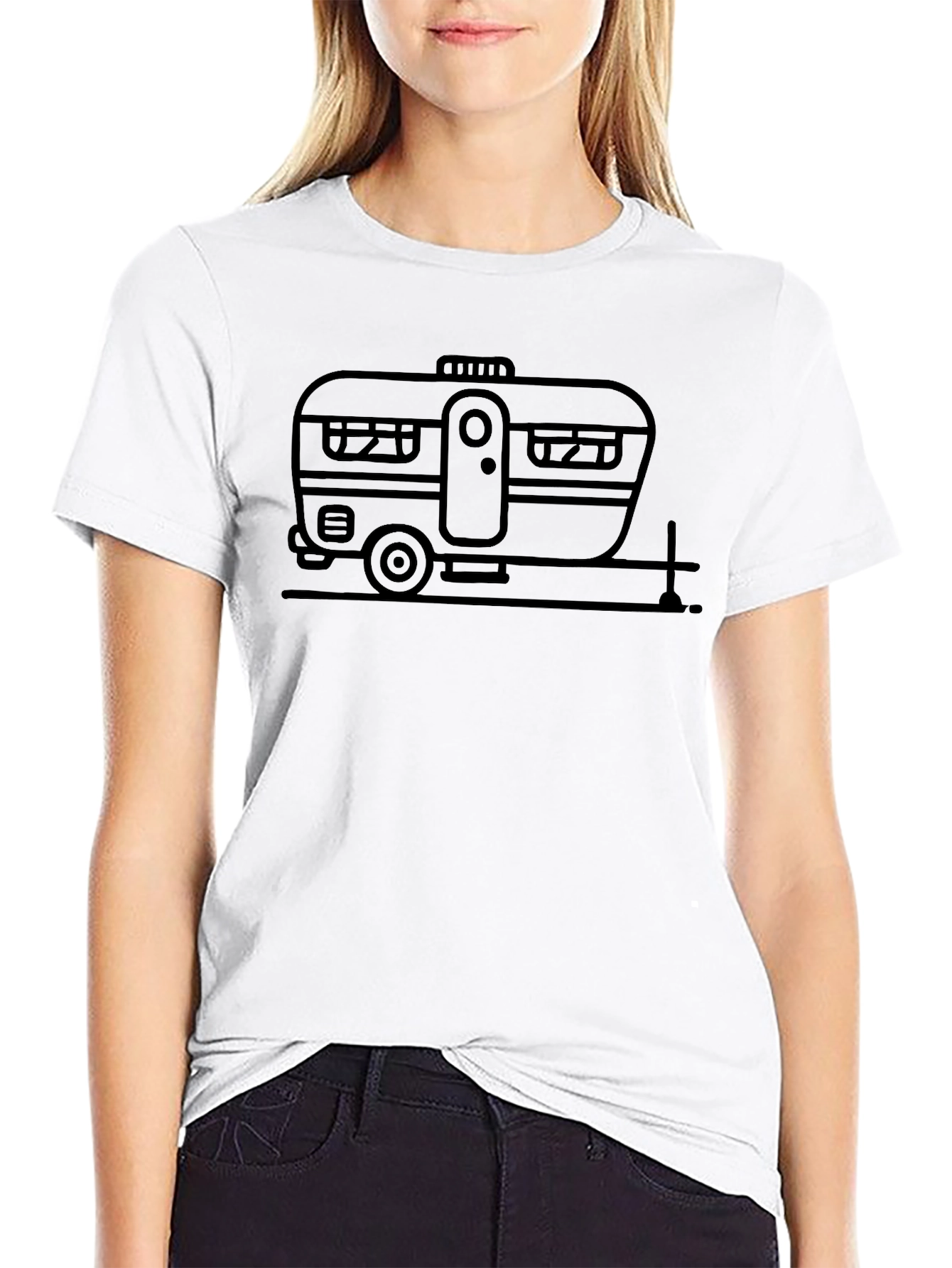Retro Camper Graphic Tee - Adventure Ready