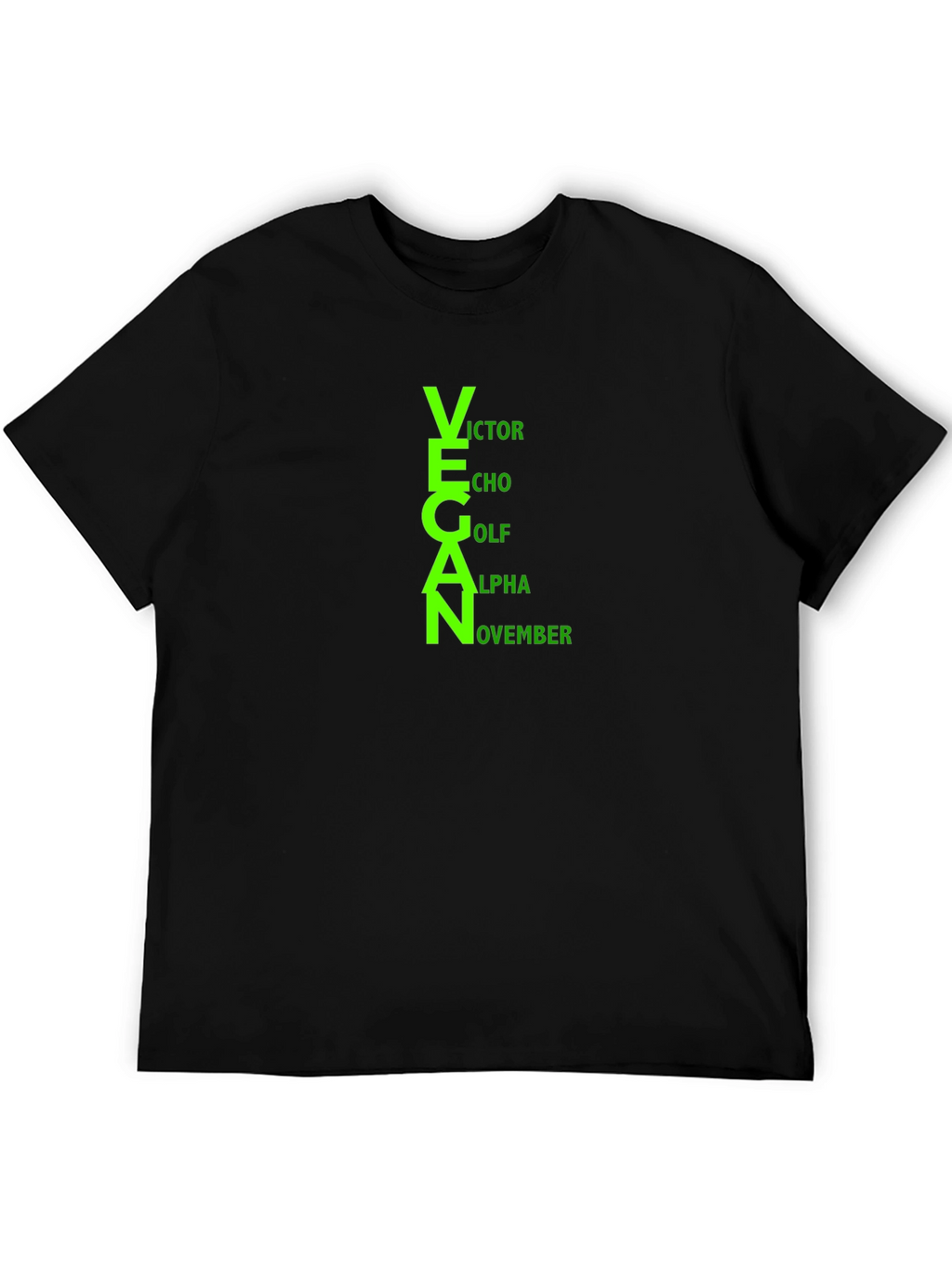 Vegan T-Shirt - Funny Acronym Design - Unisex