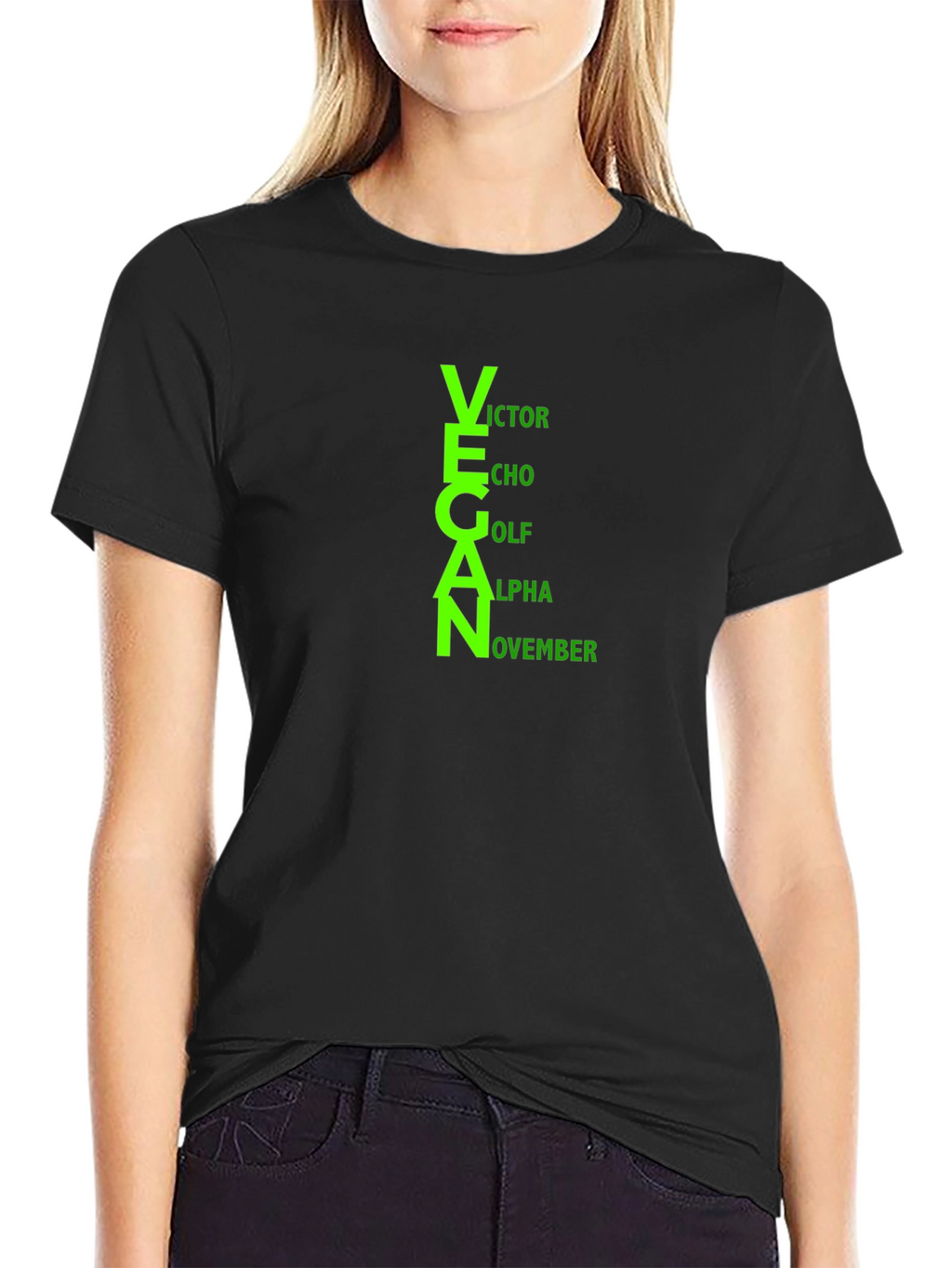 Vegan T-Shirt - Funny Acronym Design - Unisex