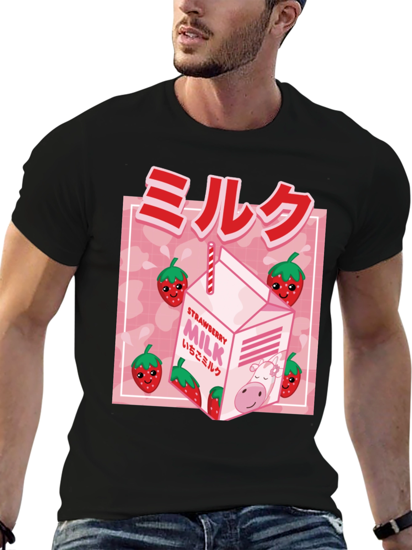 Strawberry Milk Graphic Tee