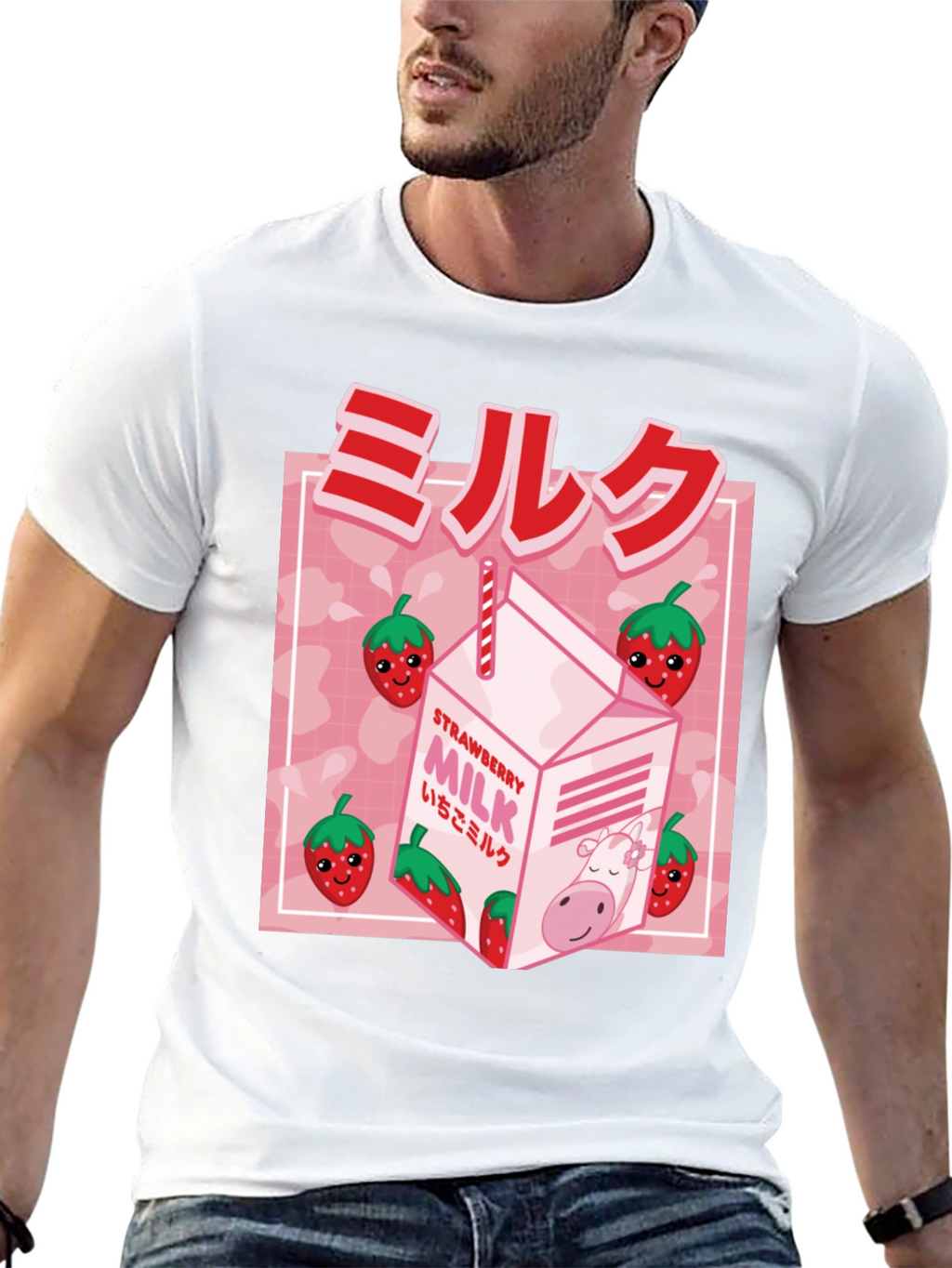 Strawberry Milk Graphic Tee