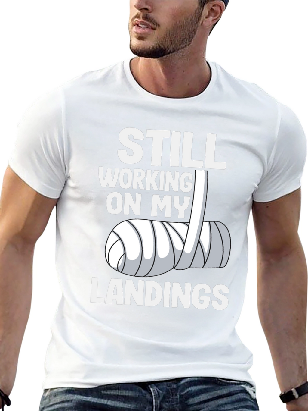 Still Working On My Landings Graphic T-Shirt