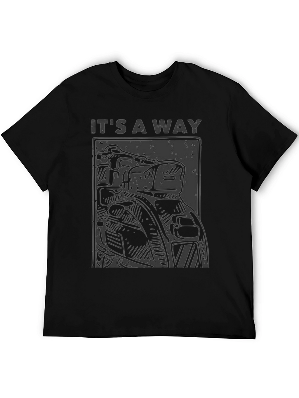 Its a Way Motorcycle T-Shirt - Black