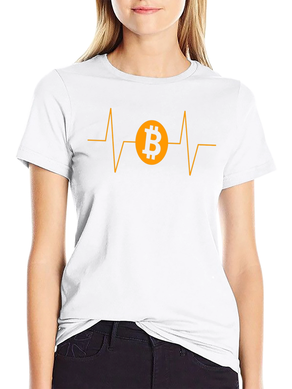 Bitcoin Heartbeat T-Shirt - Crypto Lover Tee