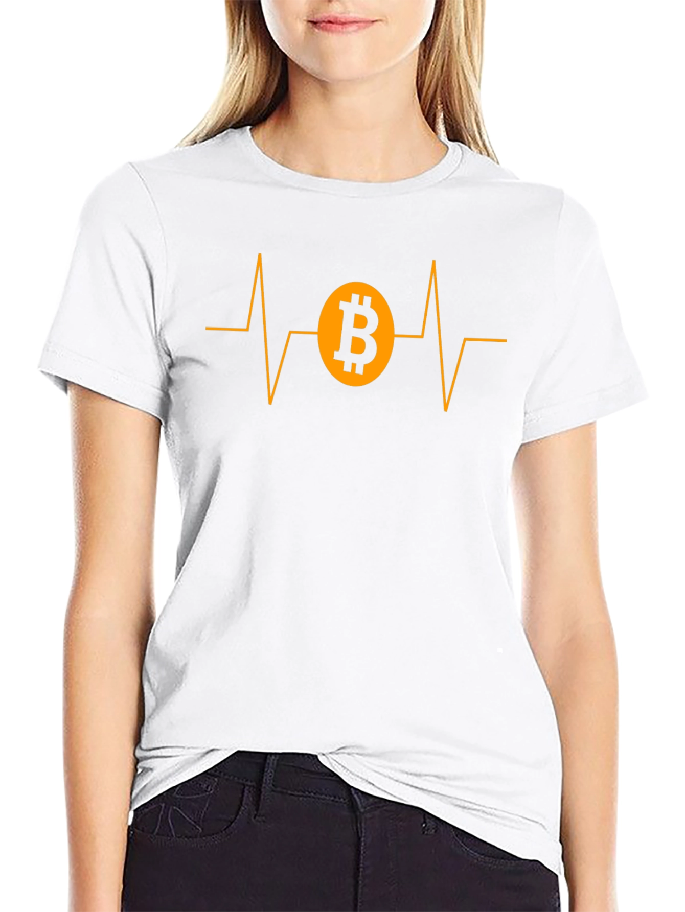 Bitcoin Heartbeat T-Shirt - Crypto Lover Tee