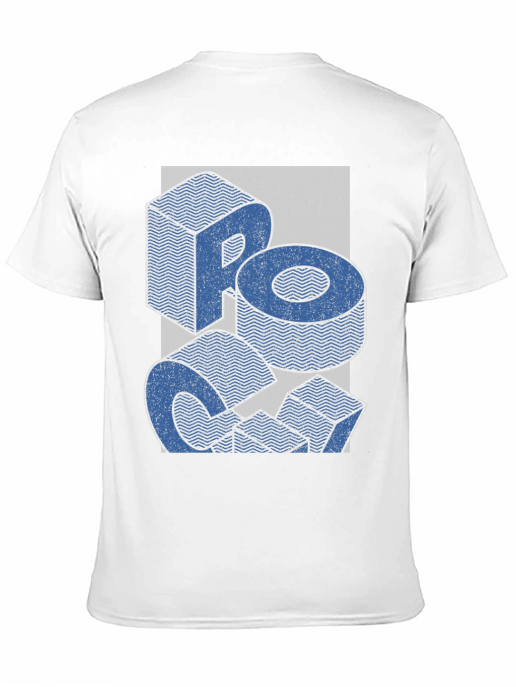 Retro Block Letter Graphic Tee - Casual Comfort