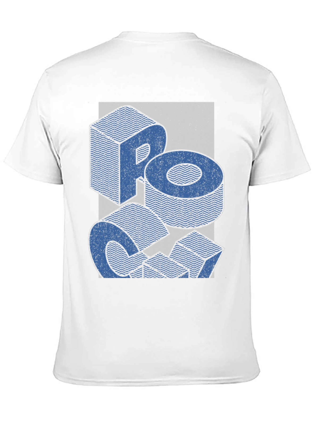 Retro Block Letter Graphic Tee - Casual Comfort