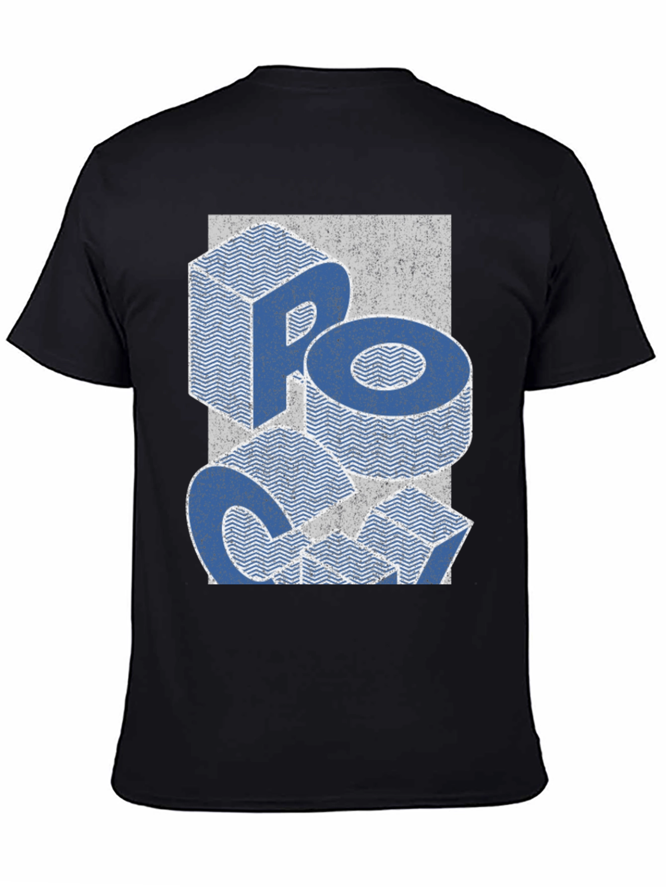 Retro Block Letter Graphic Tee - Casual Comfort
