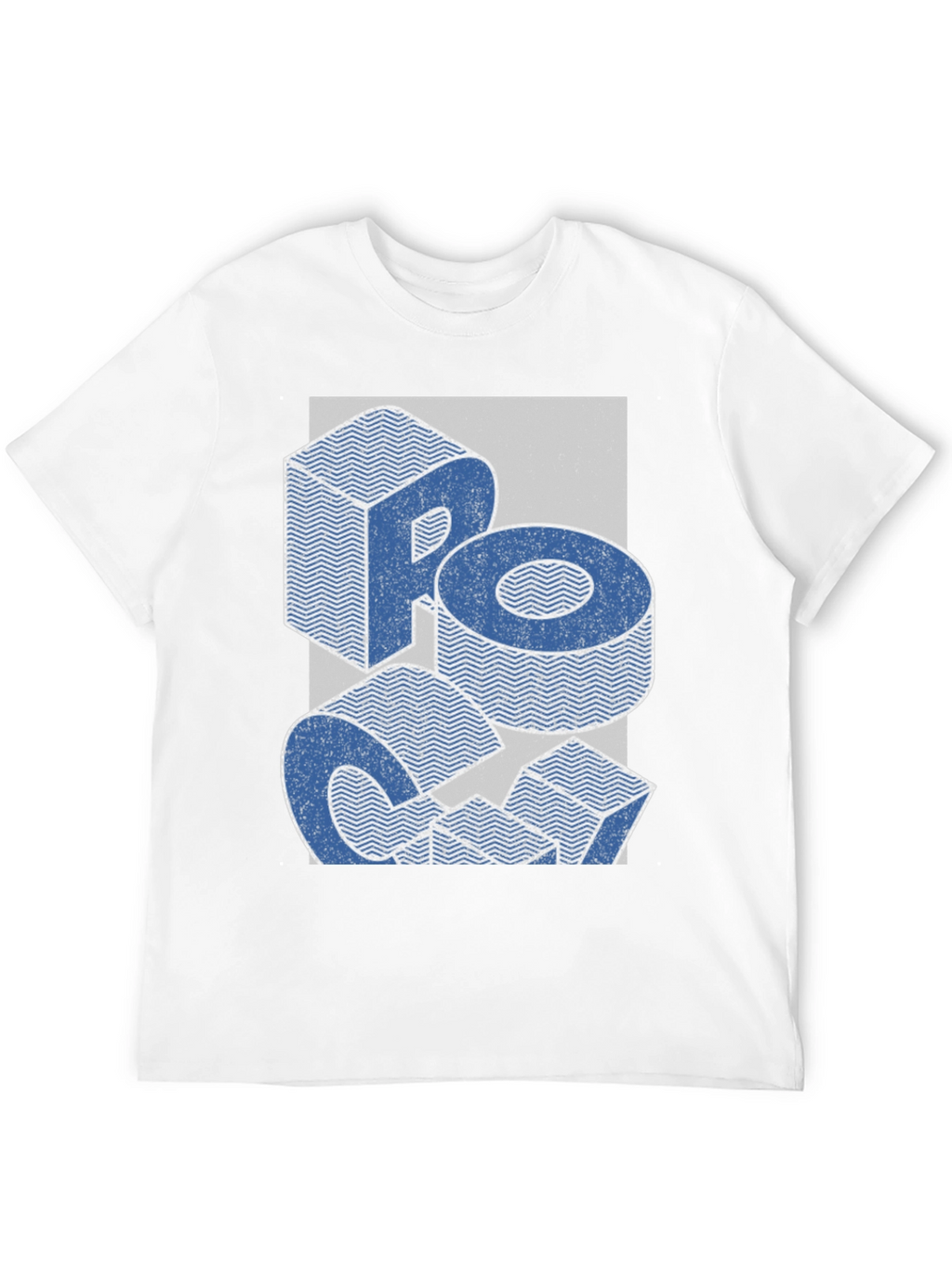 Retro Block Letter Graphic Tee - Casual Comfort