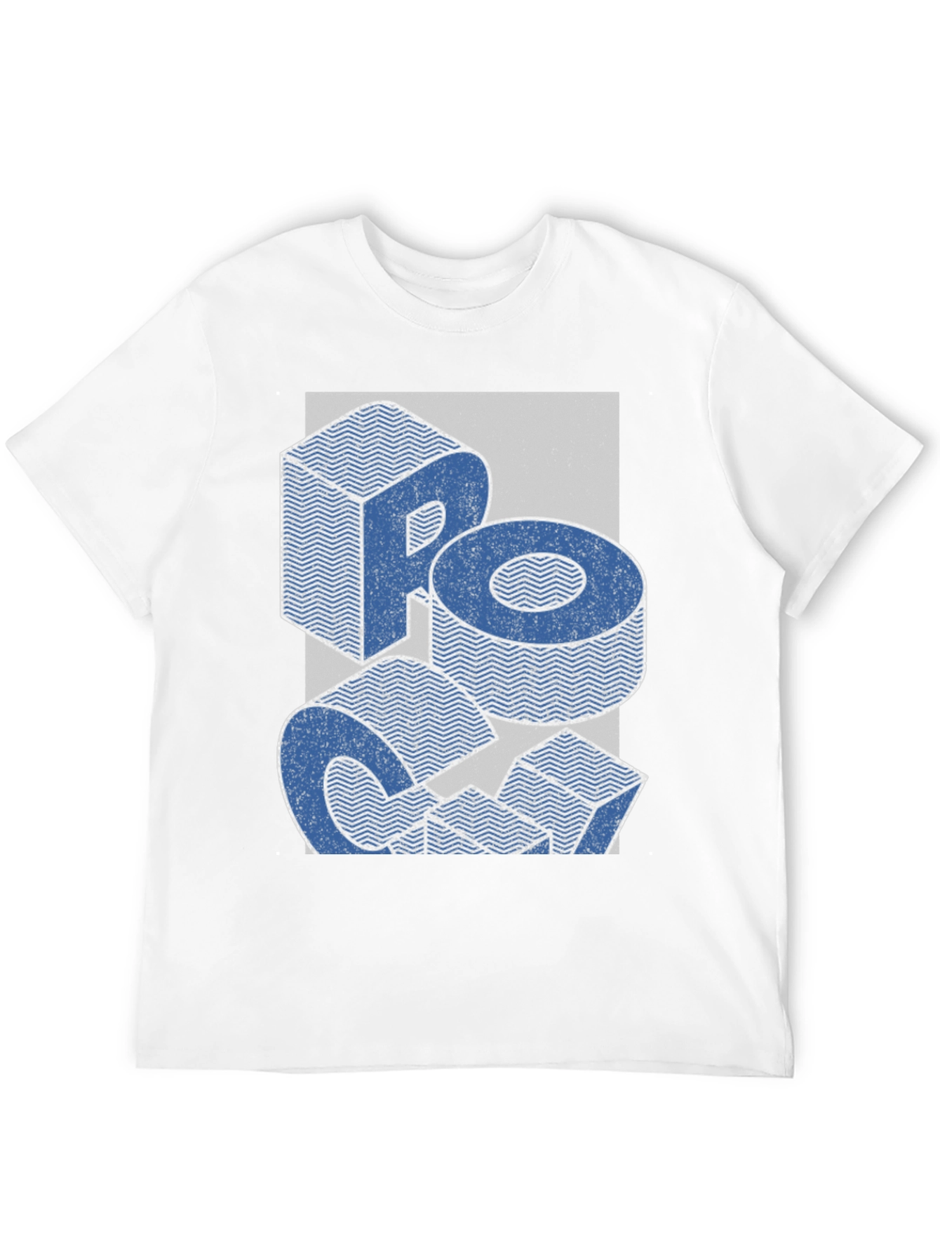 Retro Block Letter Graphic Tee - Casual Comfort