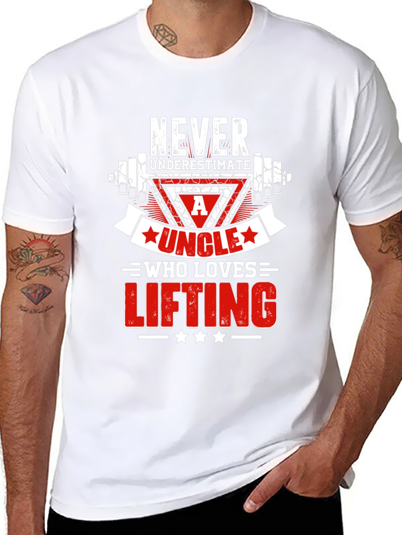 Never Underestimate An Uncle Who Loves Lifting T-Shirt
