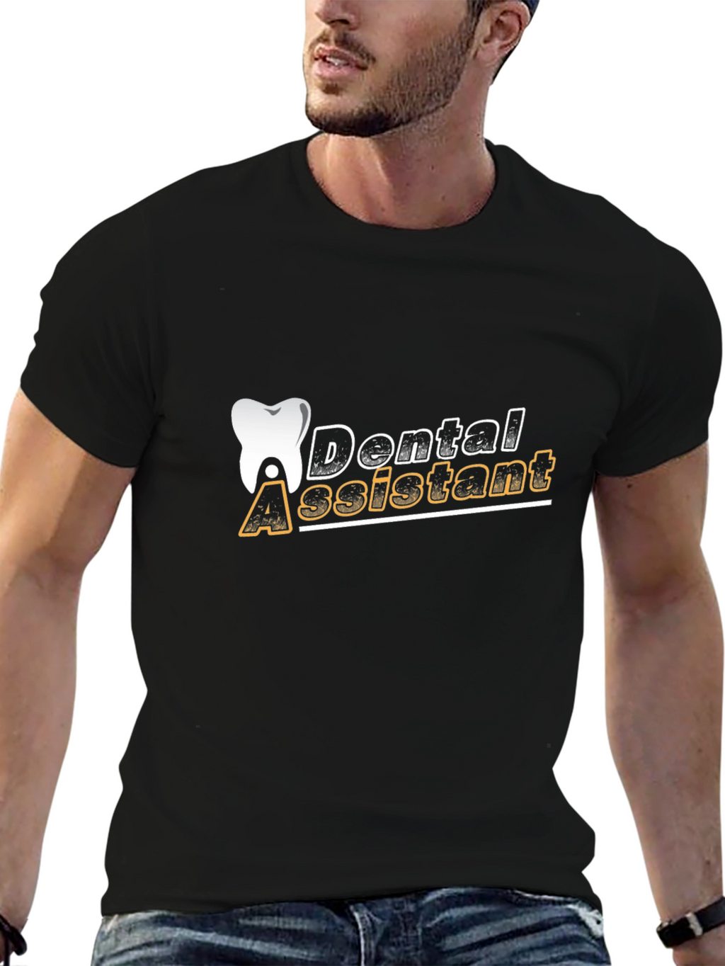 Dental Assistant T-Shirt - Black