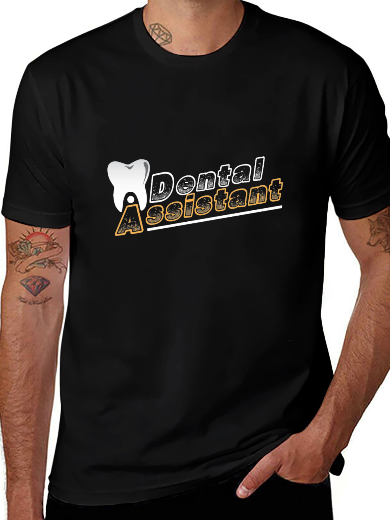 Dental Assistant T-Shirt - Black