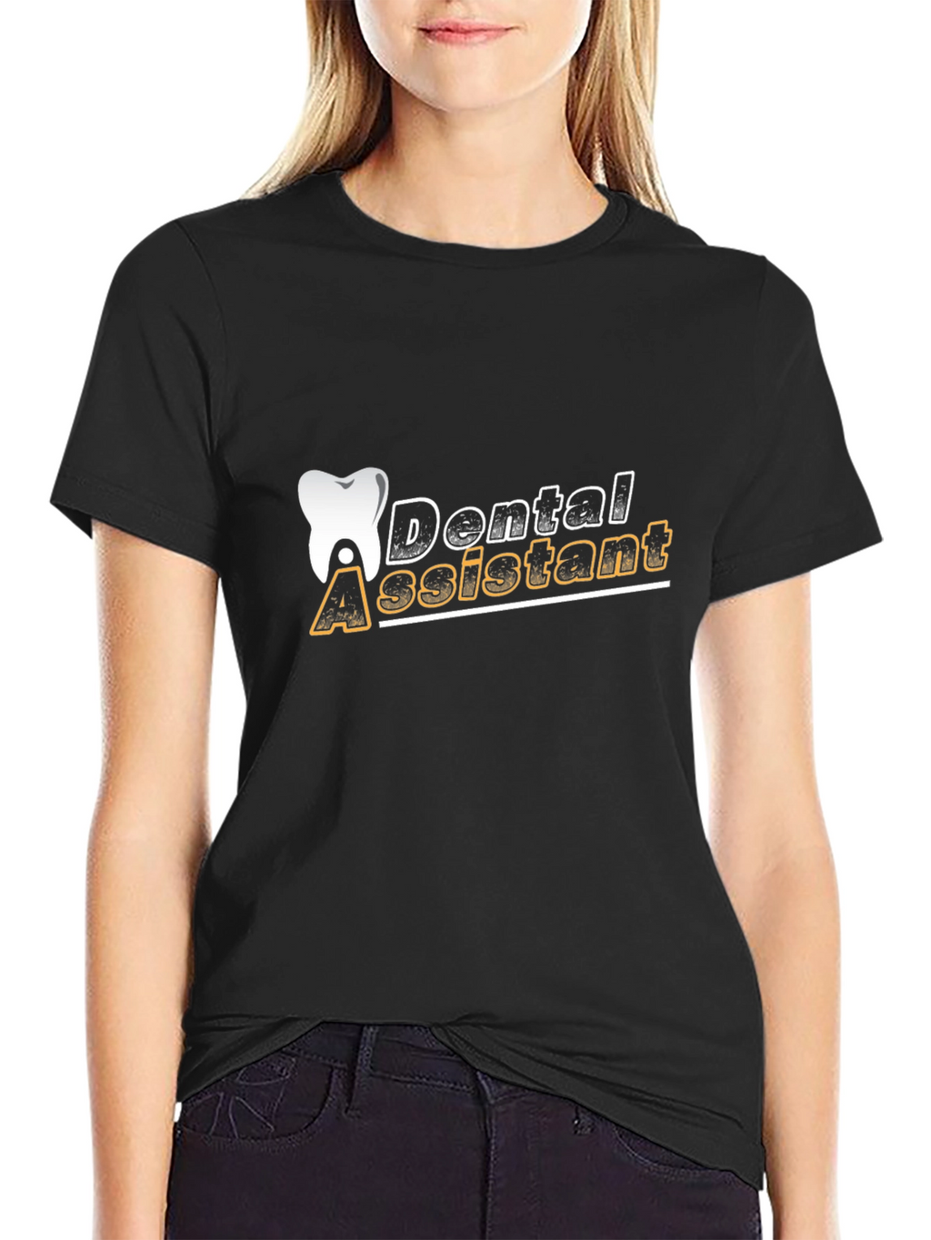 Dental Assistant T-Shirt - Black