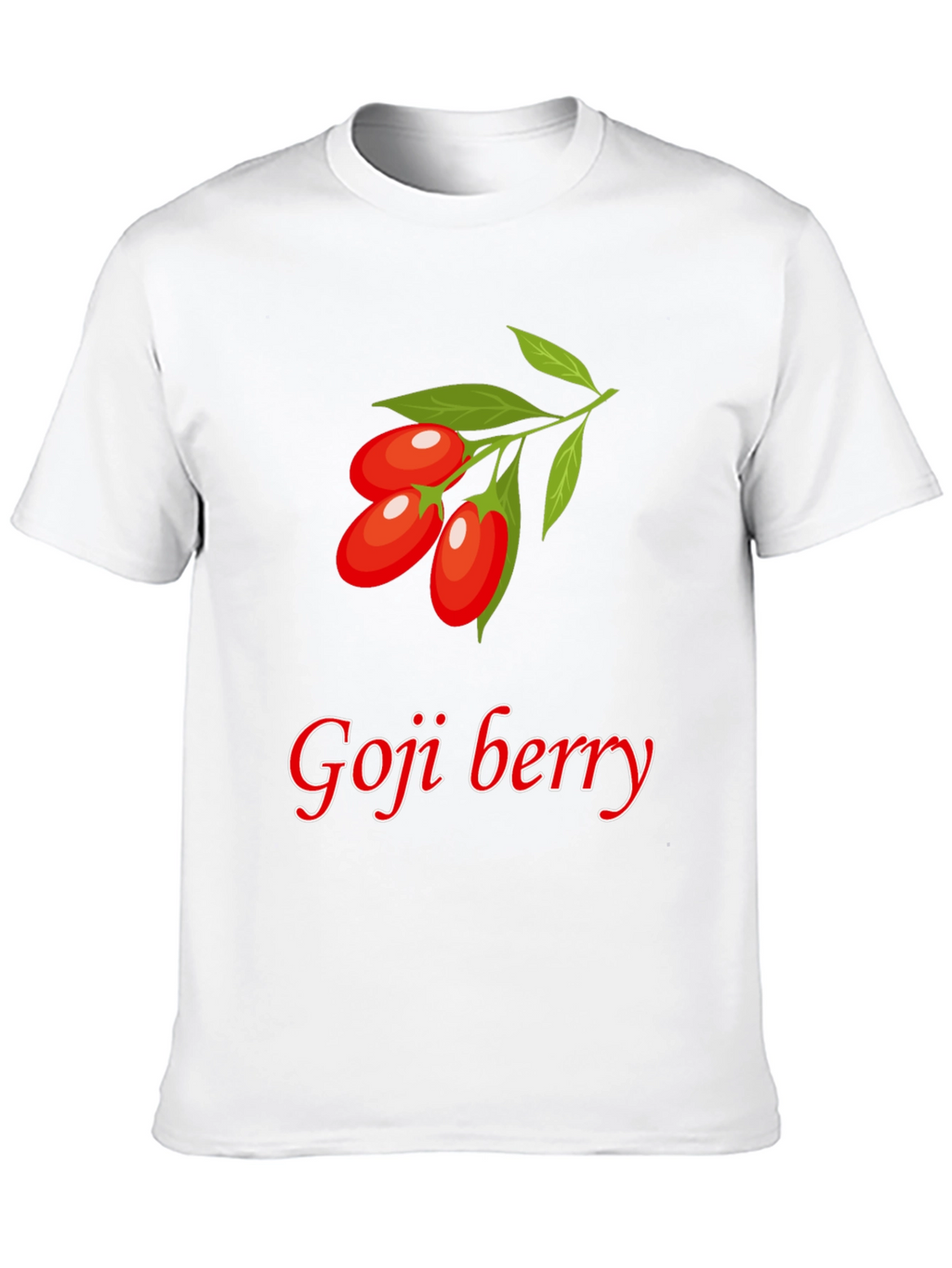 Goji Berry Graphic Tee - Black Casual T-Shirt