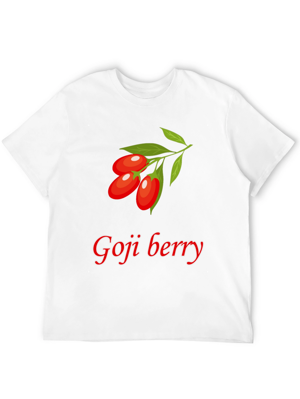 Goji Berry Graphic Tee - Black Casual T-Shirt