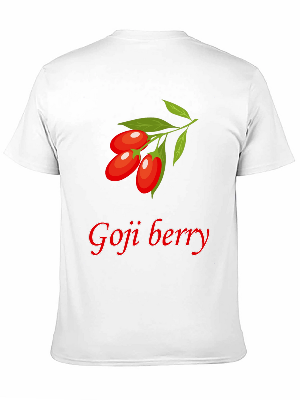 Goji Berry Graphic Tee - Black Casual T-Shirt