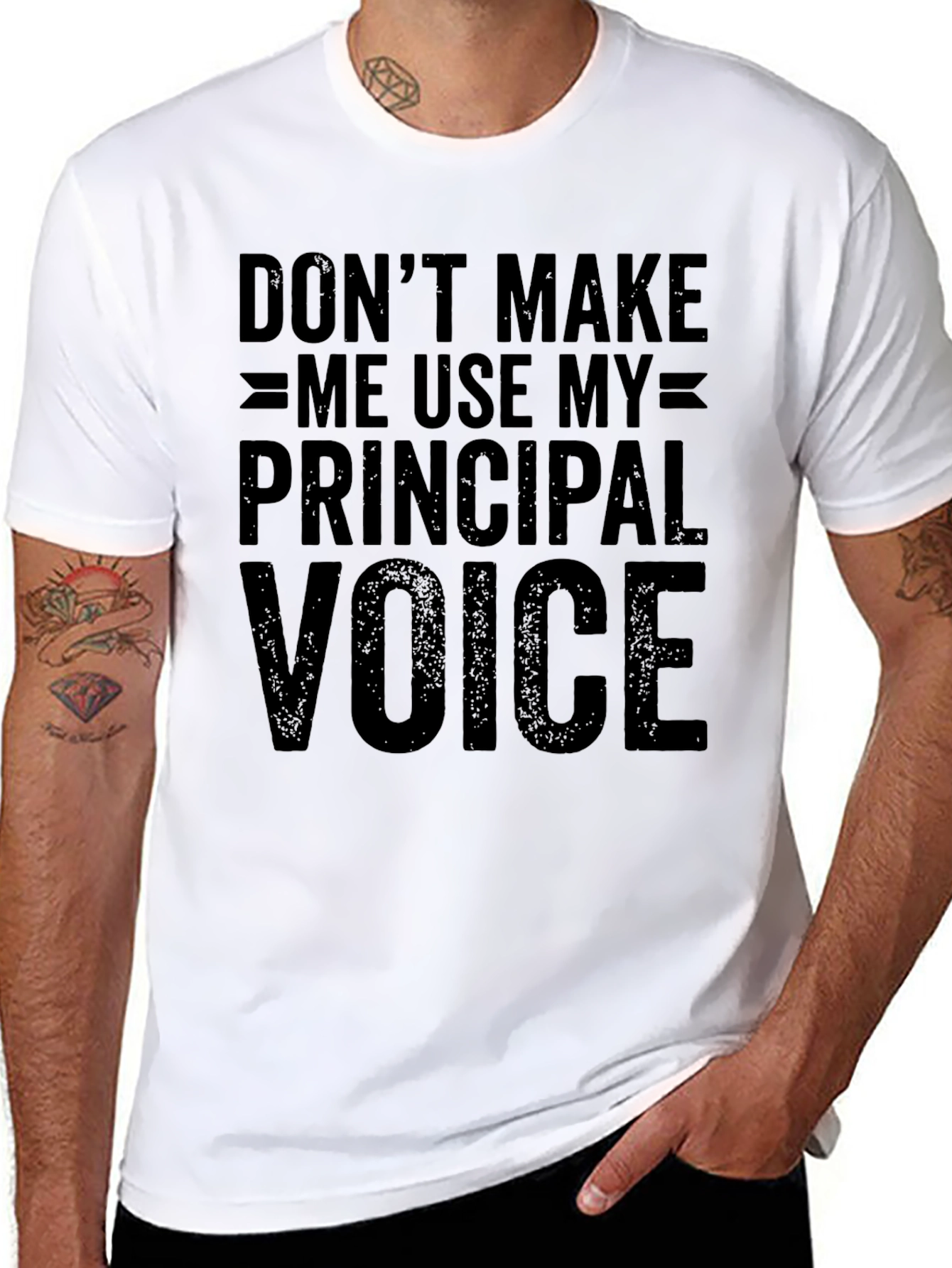 Principal Voice T-Shirt - Funny School Apparel