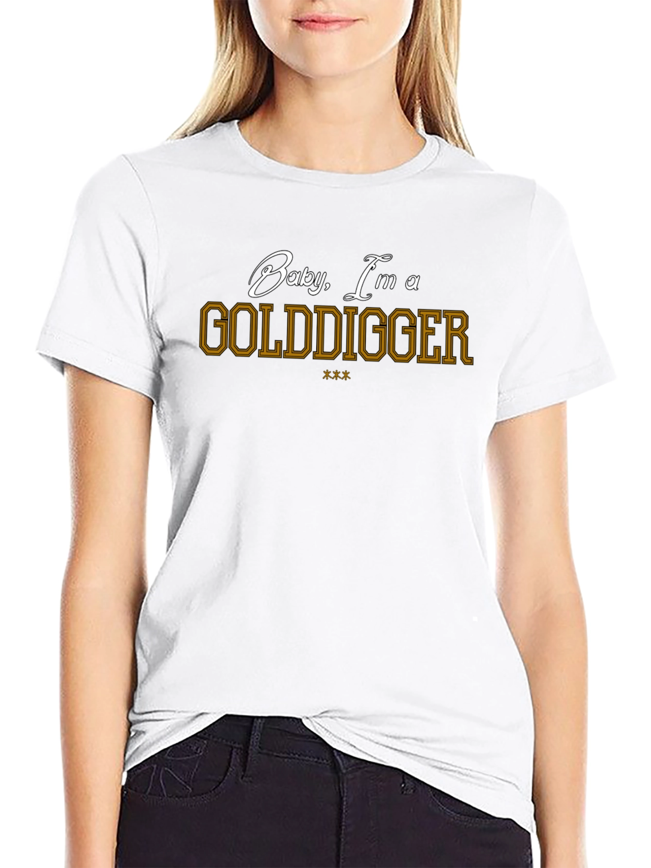 Golddigger Statement Graphic Tee - Mens Short Sleeve